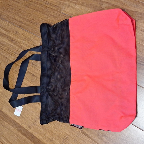 PINK Victoria's Secret Mesh Tote Bag NWT - Picture 3 of 8